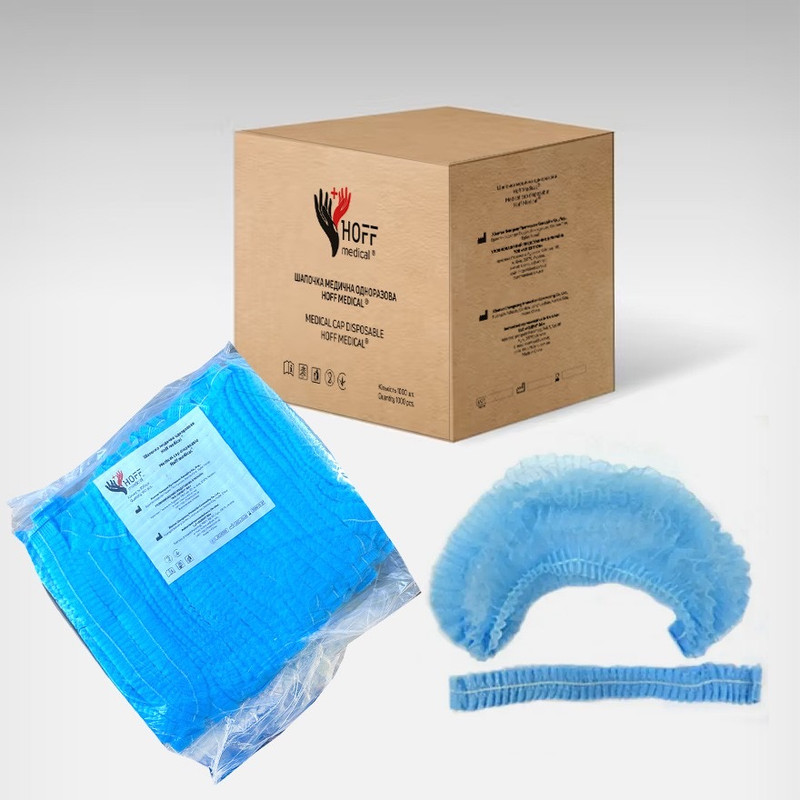 Шапочка -берет "Кульбаба" медична одноразова Hoff Medical®